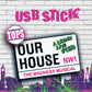Our House (Saturday Evening) USB Stick